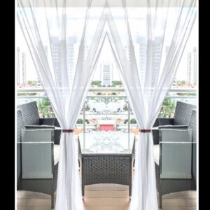 Cortinas Voile Simples – Di Milano - Blancas