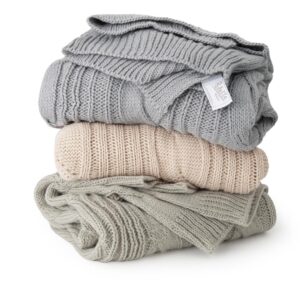 Manta Tejida Modelo Oporto - Palette